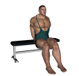 Dip - Bench Bent Knee Close Grip